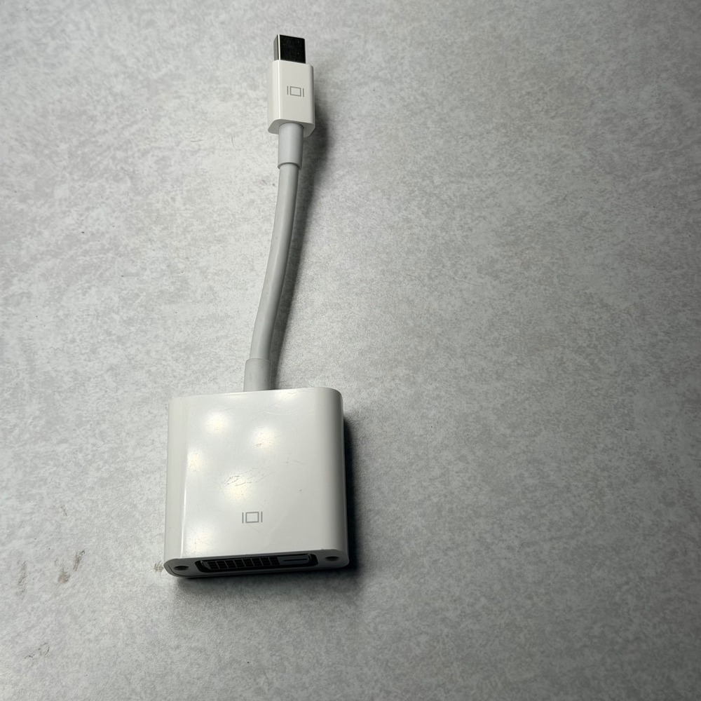 Apple Mini DisplayPort to DVI Adapter Model A1305 White Genuine Mac Accessory